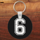 7 Number 67 Six Seven Meme  キーホルダー (正面)
