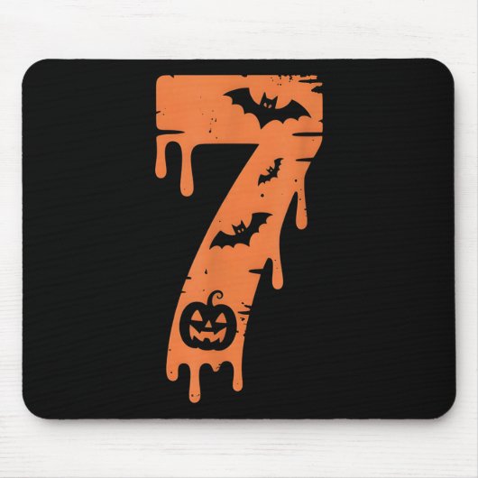 7 Number Meme 67 Six Seven Halloween  マウスパッド (正面)