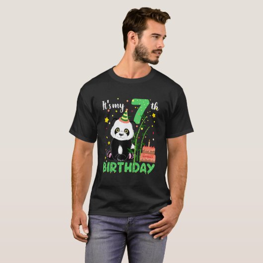 7 Panda 7Th Panda Tシャツ (正面フル)