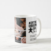 7 Photo Christmas Cookies for 2 Pregnancy  コーヒーマグカップ (正面右)