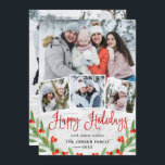 7 PHOTO Christmas Rustic Birch Bark Greeting シーズンカード<br><div class="desc">Christmas Rustic Birch Bark 4 PHOTO Greeting Holiday Card.</div>