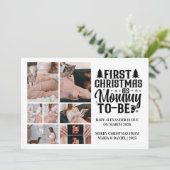 7 Photo Mommy to be Christmas Pregnancy シーズンカード (スタンド正面)