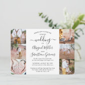 7 Photo Virtualの結婚Livestream Onlineの式典 招待状 (スタンド正面)