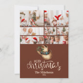 7 Photo  Western Cowboy Hat Christmas シーズンカード (正面)
