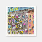 7 PM NYC感謝カクテルナプキン スタンダードカクテルナプキン (正面)