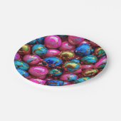 7" Round Paper Plate ペーパープレート (アングル)