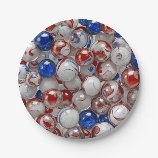 7" Round Paper Plate ペーパープレート (正面)