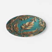 7" Round Paper Plate ペーパープレート (アングル)