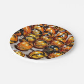 7" Round Paper Plate ペーパープレート (アングル)