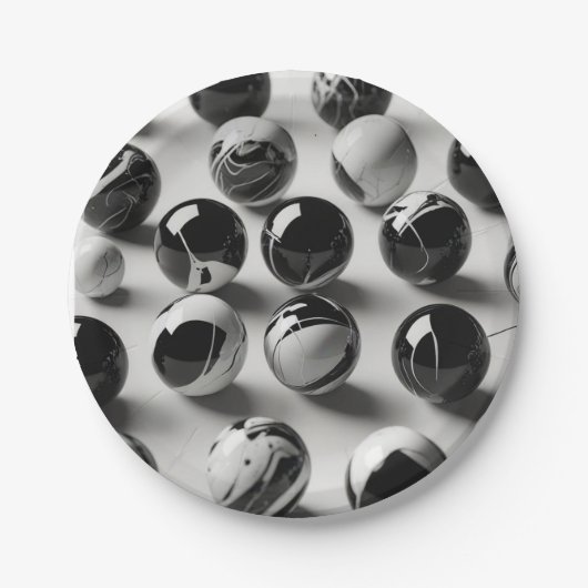 7" Round Paper Plate ペーパープレート (正面)