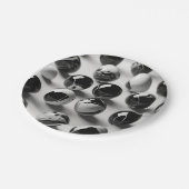 7" Round Paper Plate ペーパープレート (アングル)