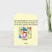 7 Spider – ノートカードのサンプルサイズ カード (裏面)