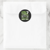 7 Unlocked 素晴らし 2015 Video Game 7th誕生日7 ラウンドシール (バッグ)