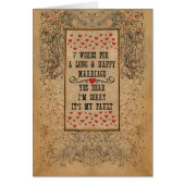 7 Words For Long and Happy Marries (正面)