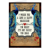 7 Words For Long and Happy Marries (正面)