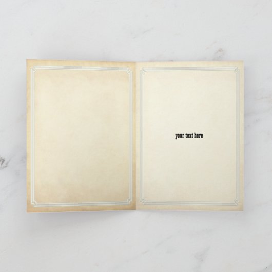 7 Words For Long and Happy Marries カード (内部)