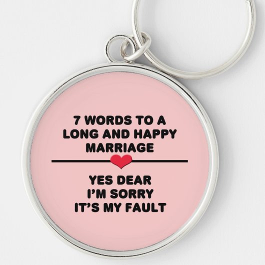 7 Words For Long and Happy Marries キーホルダー (正面)