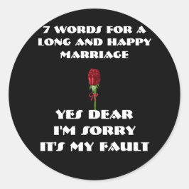 7 Words For Long and Happy Marries スクエアシール