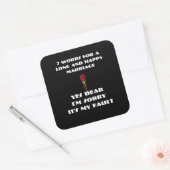 7 Words For Long and Happy Marries スクエアシール (封筒)