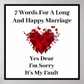 7 Words For Long and Happy Marries ポスター (正面)