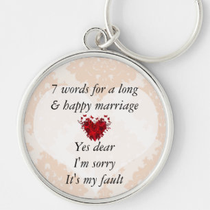 7 Words To A Long Marries & Happy Marries キーホルダー