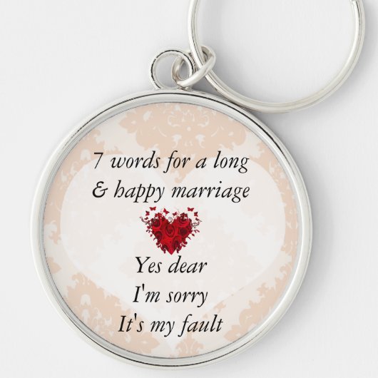 7 Words To A Long Marries & Happy Marries キーホルダー (正面)