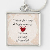 7 Words To A Long Marries & Happy Marries キーホルダー (正面)