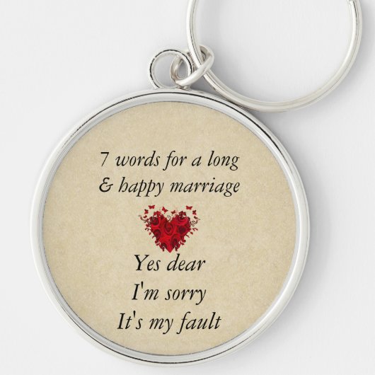 7 Words To A Long Marries & Happy Marries キーホルダー (正面)