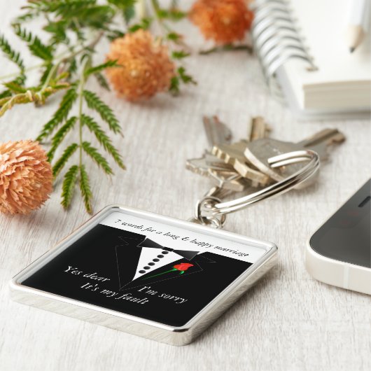 7 Words To A Long Marries & Happy Marries キーホルダー (側面)