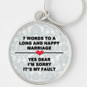 7 Words To A Long Marries & Happy Marries キーホルダー (正面)