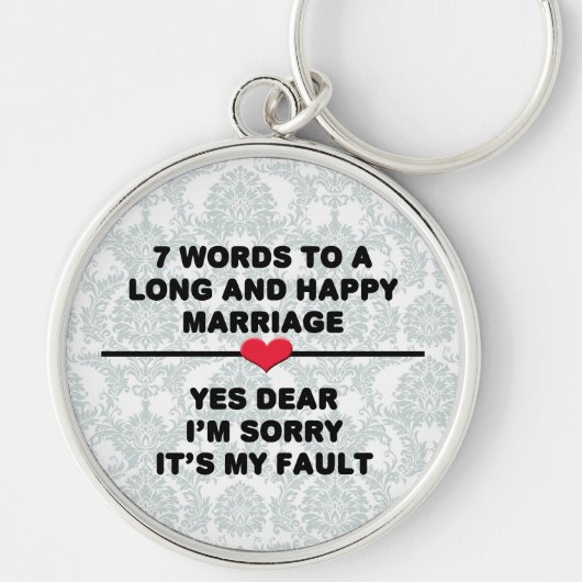 7 Words To A Long Marries & Happy Marries キーホルダー (正面)