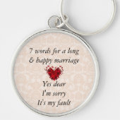 7 Words To A Long Marries & Happy Marries キーホルダー (正面)