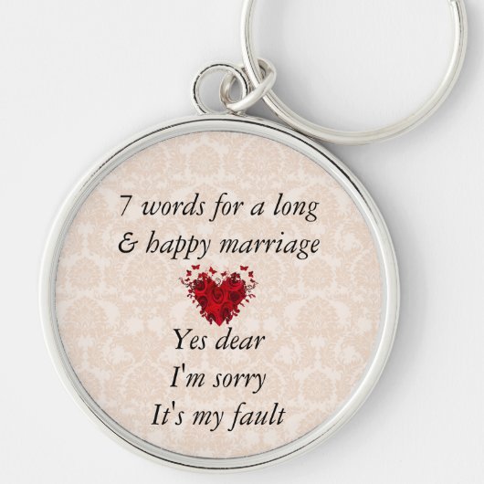7 Words To A Long Marries & Happy Marries キーホルダー (正面)