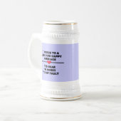 7 Words To Long Marries ビールジョッキ (正面左)