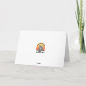 7"x5"折りたたみグリーティングカード ノラの引用 カード (裏面)