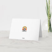 7"x5"折りたたみグリーティングカード ノラの引用 カード (裏面)
