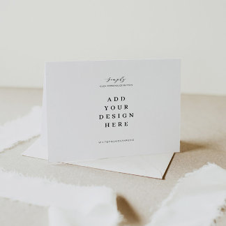 7"x5" 折りたたみ式感謝カード印刷 サンキューカード