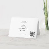 7"x5" 折りたたみ式感謝カード印刷 サンキューカード (裏面)