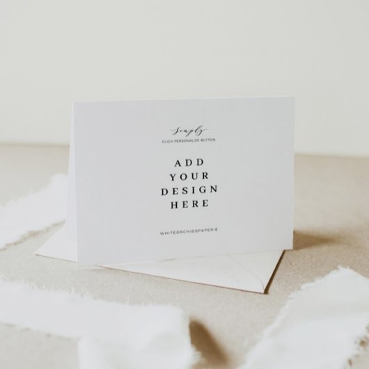 7"x5" 折りたたみ感謝カード印刷 サンキューカード