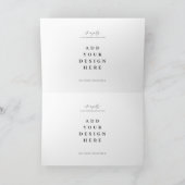 7"x5" 折りたたみ感謝カード印刷 サンキューカード (内部)