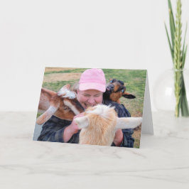 7"x5"折り畳みカード || A La Goate カード