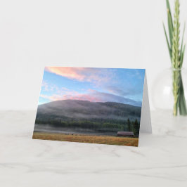 7"x5"折り畳みカード || Cedar Mountain Dawn カード