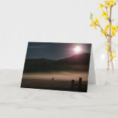 7"x5"折り畳みカード || Moon Deer カード (黄色い花)