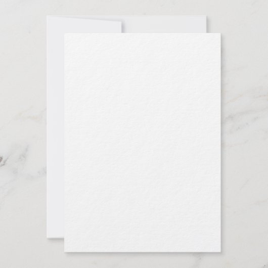 7 x 5インチ超厚結婚式招待状 招待状 (正面)