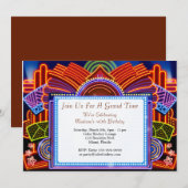 7" x 5" の夜のイベント招待状
 招待状 (正面/裏面)