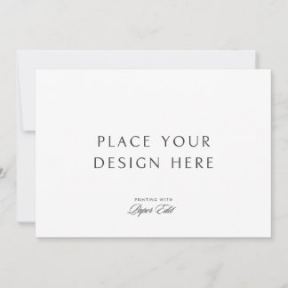 7" x 5"カード印刷 招待状