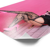 7" x 5"クリッシー子猫子猫（ピンク） フォトプリント            (角)