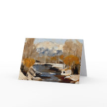 7 x 5" ノートカード ヤンパ川 Steamboat Spring