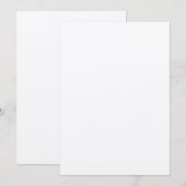 7" x 5" Kraft紙結婚式招待状 招待状 (正面/裏面)