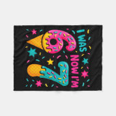 7 Year Old Birthday Was 6 Now I'm 7 Kids Funny  フリースブランケット (正面(横))